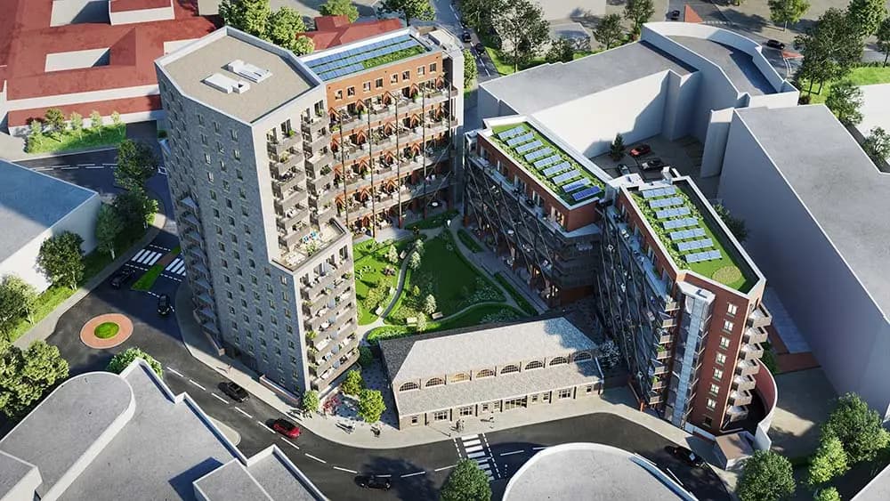 Street Scenes 3D architectural visualisation by Photoplan