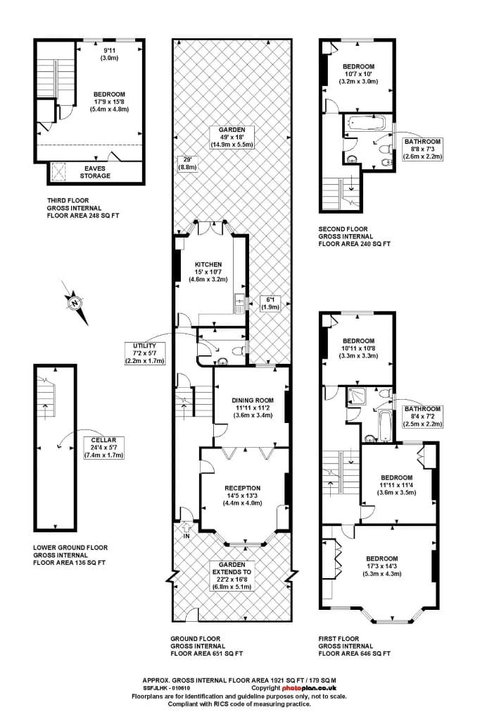 Family Homes floor plan by Photoplan